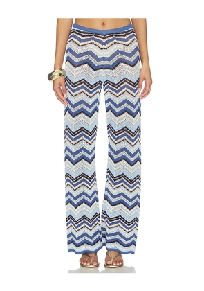 DEVON WINDSOR Cierra Pant in Blue. Size S. Also in XS, M, L, XL.