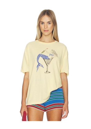 Free People Best Coast Tee in Yellow. Size XS. Also in S.