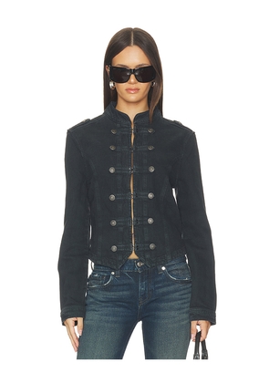 Jaded London Drummer Jacket in Black. Size XS. Also in S, M, L, XL.