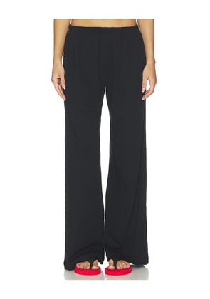 LESET Nando Lounge Pant in Black. Size XS. Also in S, M, L, XL.