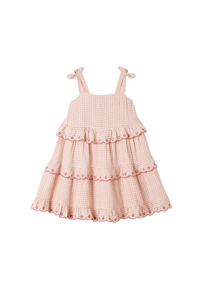 Rylee + Cru Ruffled Swing Dress in Pink. Size 2/3. Also in 4/5, 6/7.