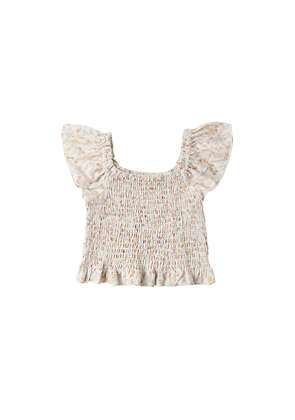 Rylee + Cru Zayla Top in Cream. Size 2/3. Also in 4/5, 6/7.