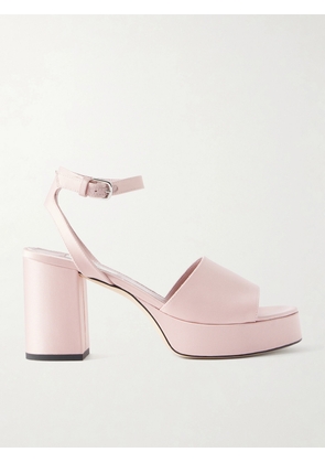 TOTEME - Satin Platform Sandals - Pink - IT35,IT36,IT37,IT38,IT39,IT40,IT41