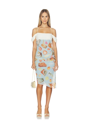 Tyler McGillivary Delphi Dress in Baby Blue. Size XS. Also in S, M, L, XL/1X.