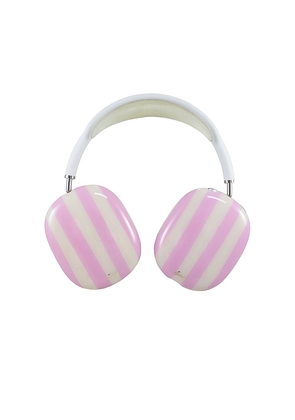 Sonix Jelly Stripe Airpods Max Covers in Pink.