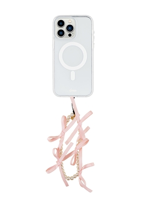 Sonix Beaded Phone Charm in Pink.