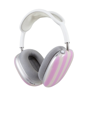 Sonix Jelly Stripe Airpods Max Covers in Pink.