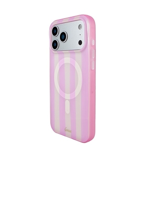 Sonix Jelly Stripe Iphone 17 Pro Max Case in Pink.