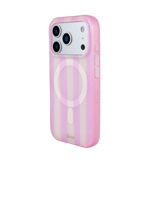 Sonix Jelly Stripe Iphone 17 Pro Case in Pink.