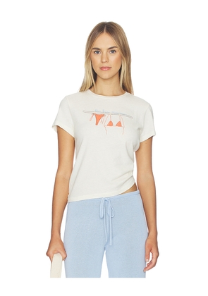 RE/DONE Classic Tee Bare Minimum in White. Size XS. Also in S, M, L.