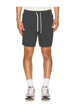 Vuori Kore Lined 7 Short in Grey. Size S. Also in M, L, XL/1X, XXL/2X.