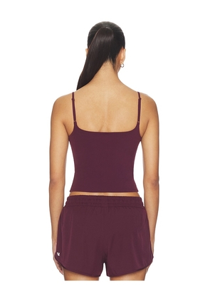 Vuori All The Feels Cami in Burgundy. Size XS. Also in S, M, L, XL.