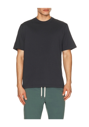Vuori Heavyweight Relaxed Tee in Blue. Size S. Also in M, L, XL/1X.