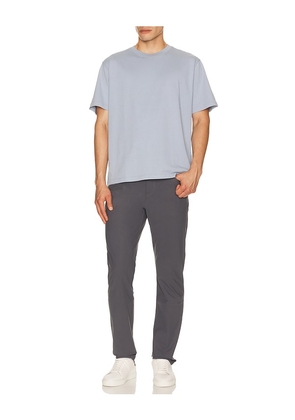 Vuori Heavyweight Relaxed Tee in Blue. Size S. Also in M, L, XL/1X.