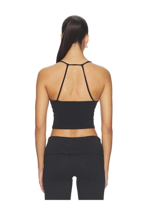 Vuori All The Feels Strappy Back Tank in Black. Size XS. Also in S, M, L, XL.