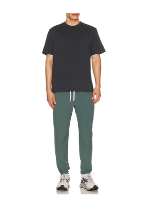 Vuori Heavyweight Relaxed Tee in Blue. Size S. Also in M, L, XL/1X.