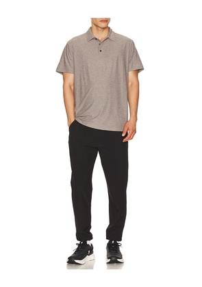 Vuori Strato Tech Polo in Grey. Size S. Also in M, XL/1X, XXL/2X.
