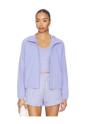 Vuori Women's Renew Trainer Shell in Purple. Size XS. Also in S, M, L, XL.
