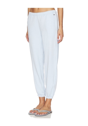 Vuori Halo Modern Sweatpant in Blue. Size XS. Also in S, M, L, XL.