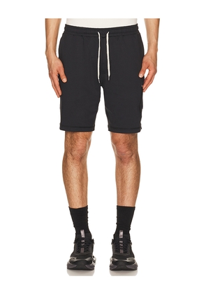 Vuori Sunday Performance 8 Short in Black. Size S. Also in M, L, XL/1X, XXL/2X.