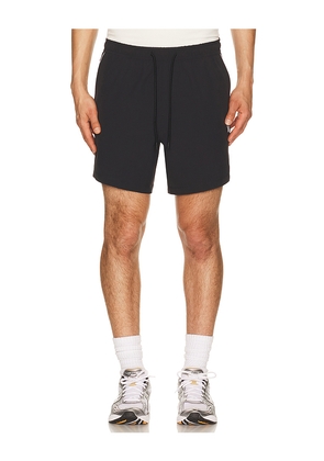 Vuori Crosscourt Unlined 7 Short in Black. Size S. Also in M, L, XL/1X.