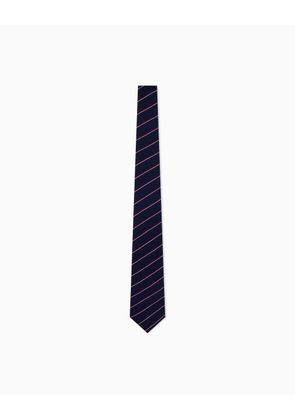 Tie woven in silk