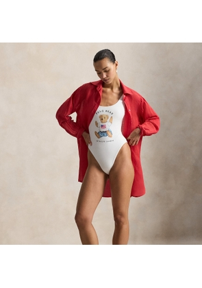 Cotton-Linen Shirtdress Cover-Up
