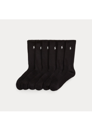 Cotton-Blend Crew Sock 6-Pack