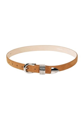 Hollyhock suede belt