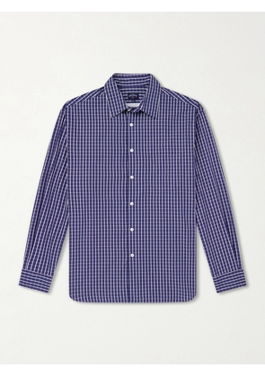 Noah - Oversized Checked Cotton-Poplin Shirt - Men - Blue - S/M