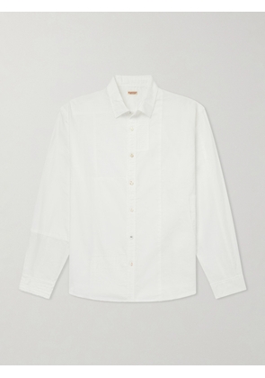KAPITAL - Katmandu Cotton and Linen-Blend Shirt - Men - White - 2