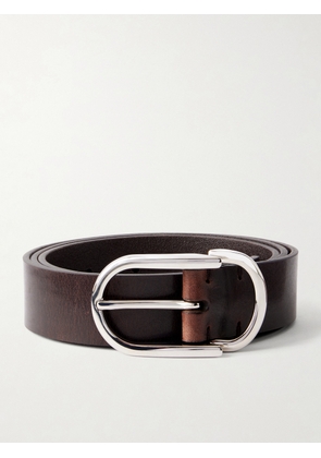 Brunello Cucinelli - 3cm Leather Belt - Men - Brown - EU 90