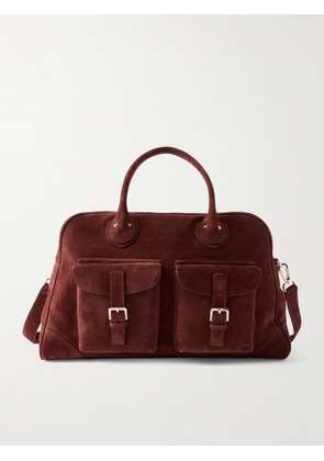 Brunello Cucinelli - Suede Weekend Bag - Men - Burgundy