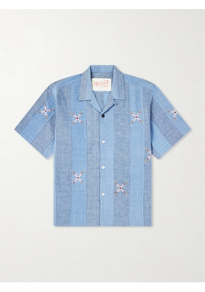 Kardo - Ronen Cotton Shirt - Men - Blue - S