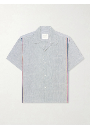 Kardo - Rohit Convertible-Collar Cotton Shirt - Men - Gray - S