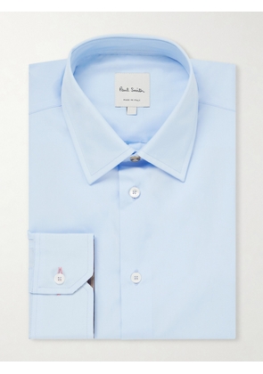 Paul Smith - Cotton-Poplin Shirt - Men - Blue - UK/US 15