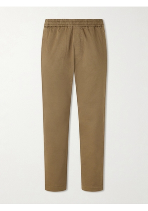 Barena - Straight-Leg Cotton-Blend Gabardine Trousers - Men - Green - IT 44