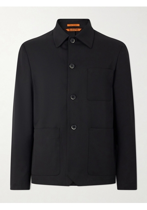 Barena - Wool-Blend Gabardine Overshirt - Men - Black - IT 46
