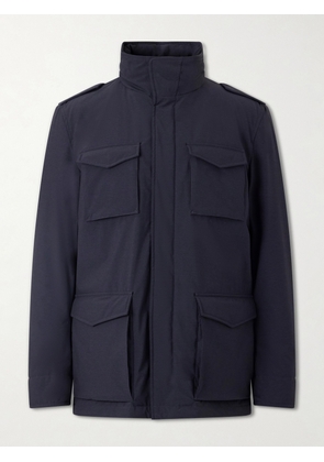 Herno - Four Pockets Woven Jacket - Men - Blue - IT 48