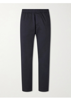 Barena - Straight-Leg Cotton-Blend Gabardine Trousers - Men - Blue - IT 44