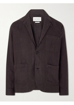 Oliver Spencer - Camberwell Linen Suit Jacket - Men - Brown - XS