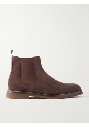Brunello Cucinelli - Suede Chelsea Boots - Men - Brown - EU 40