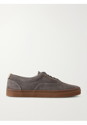 Brunello Cucinelli - Suede Sneakers - Men - Gray - EU 40
