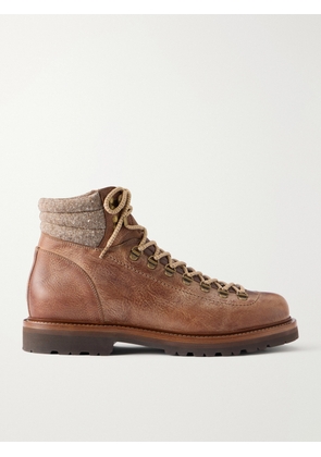Brunello Cucinelli - Leather Hiking Boots - Men - Brown - EU 40