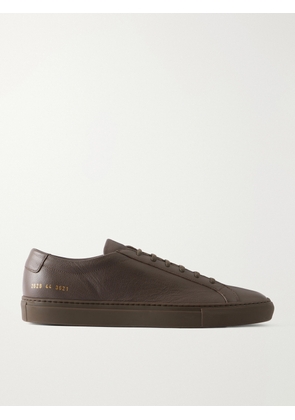 Common Projects - Achilles Full-Grained Leather Sneakers - Men - Brown - EU 40