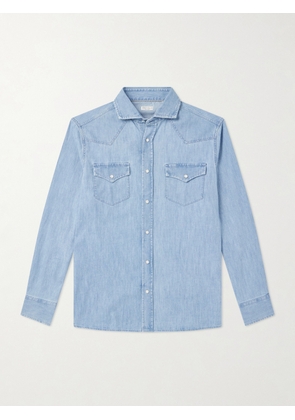 Brunello Cucinelli - Denim Shirt - Men - Blue - S