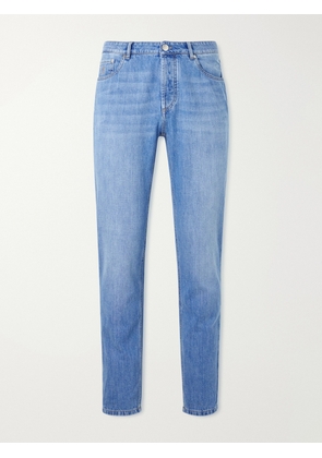 Brunello Cucinelli - Traditional Slim-Fit Jeans - Men - Blue - IT 46