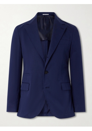 Brunello Cucinelli - Cotton-Blend Suit Jacket - Men - Blue - IT 46