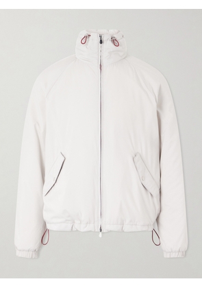 Brunello Cucinelli - Padded Shell Hooded Jacket - Men - Neutrals - IT 46