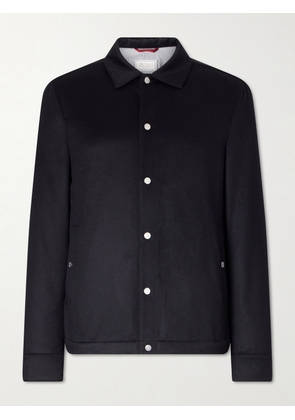 Brunello Cucinelli - Cashmere Overshirt - Men - Black - IT 46